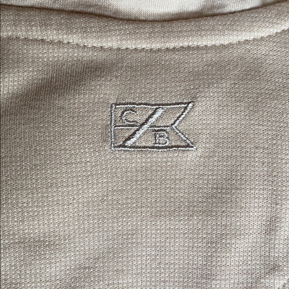 Cutter & Buck CBDryTec Lightweight Beige Golf Polo - Picture 4 of 6